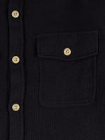 3sixteen CPO Shirt black Sashiko front pocket