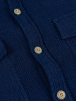 3sixteen CPO Shirt Indigo Sashiko replica bdu buttons
