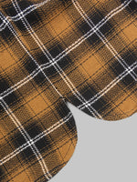 3sixteen Crosscut Flannel Sienna Check pattern