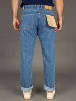 3sixteen Stonewashed Indigo Selvedge Classic Tapered Denim Jeans