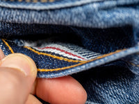 3sixteen Stonewashed Indigo Selvedge Classic Tapered Jeans Pocket Selvedge