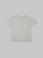 3sixteen Garment Dyed Pima Pocket Tshirt Ash front