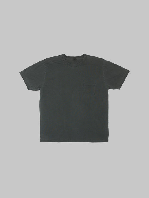 3sixteen Garment Dyed Pima Pocket Tshirt smoke front