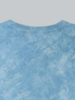 3sixteen Garment Dyed pocket TShirt Natural Indigo Crumple Dye back collar