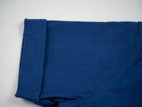 3sixteen Short Sleeve Button Down Indigo Sashiko short sleeve detail