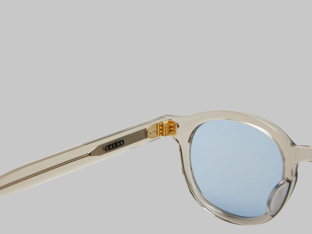 Calee Type Glasses Clear Blue interior logo