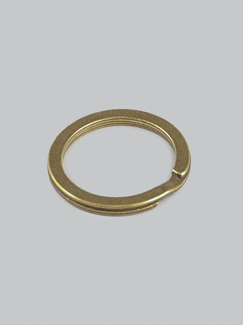 Kobashi Studio flat key ring solid brass