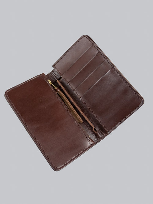 Kobashi Studio middle wallet leather brown card slots