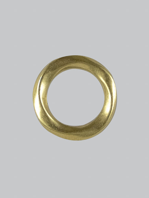 Kobashi Studio sand casted bandana ring solid brass