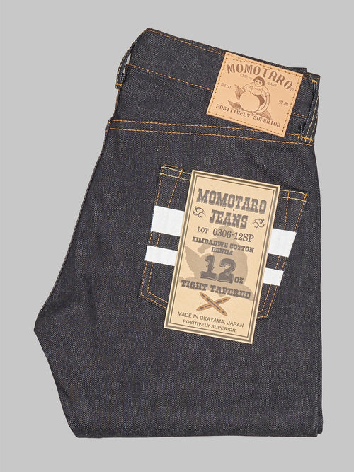 Momotaro 0306 12SP Going To Battle 12oz Tight Tapered Jeans 100 cotton