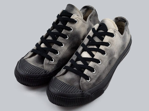 Pras Shellcap Low Sneakers Mura uneven dye gray x black side