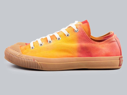 Pras Shellcap LowSneakers Mura uneven dye orange x gum