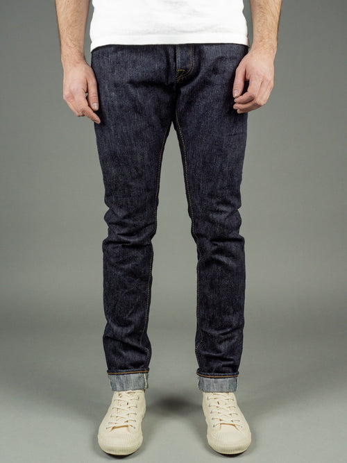 Pure Blue Japan EX-019 Extra Slub Relaxed Tapered Jeans