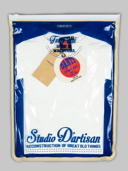 studio dartisan loopwheeled white tshirt