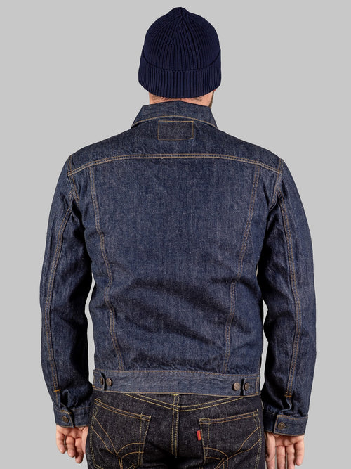 tcb jeans 60s type 3 denim jacket model back fit