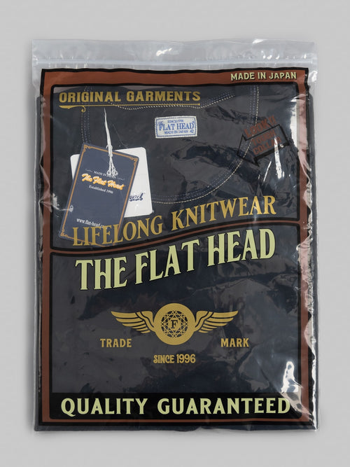 The Flat Head Plain Heavyweight TShirt black