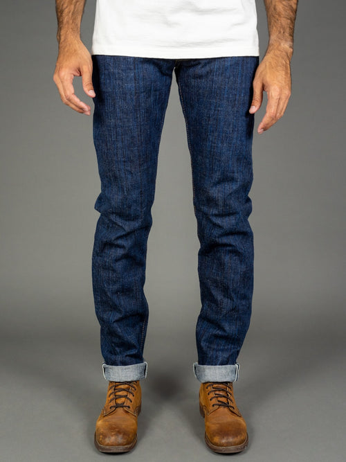 The Strike Gold 8104 "Shower Slub" Straight Tapered Jeans Front