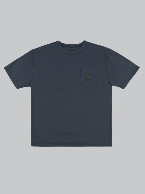 trophy clothing monochrome pc pocket tee charcoal front logo