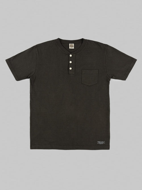 trophy clothing od henley tee black front