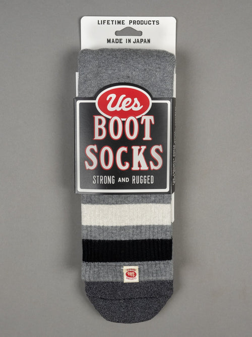 UES Boot Socks Grey Front