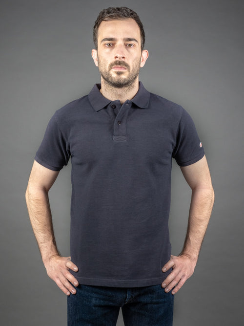 UES Polo Shirt Navy Model Front