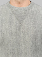 UES Puca Purcara Loopwheeled Sweatshirt grey heavyweight chest