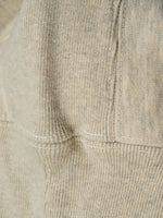 UES Puca Purcara Loopwheeled Sweatshirt oatmeal heavywight fabric closeup