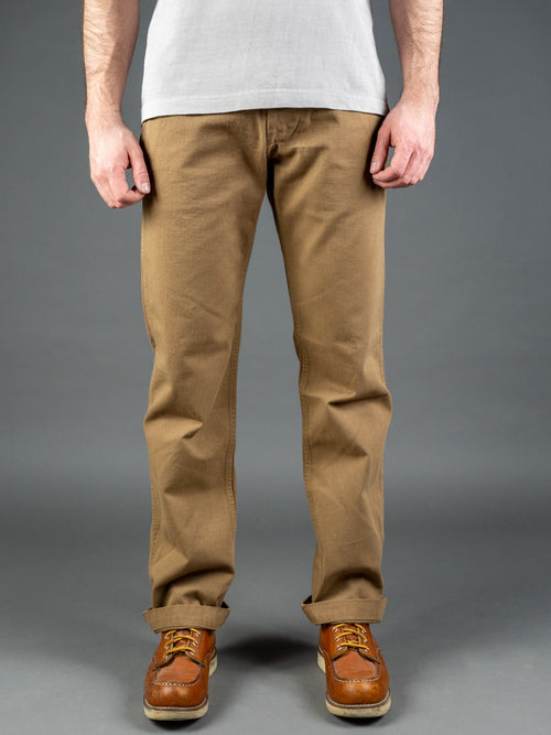 UES Regular Chino Olive-Brown Front