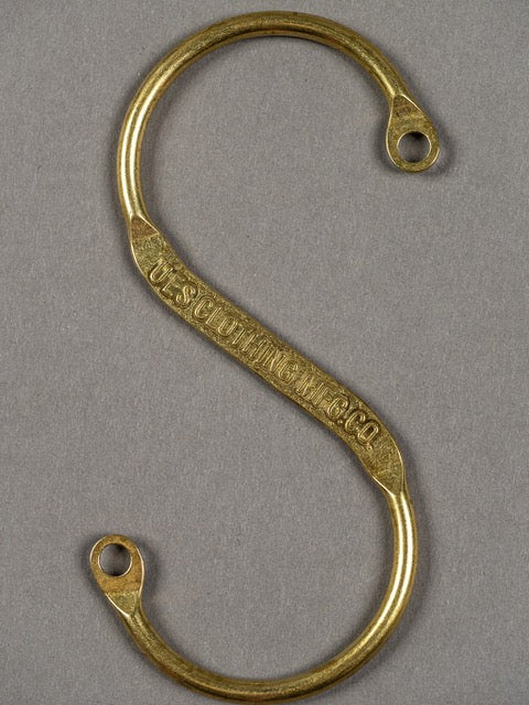 UES Brass S-Hook Golden Single for Jeans